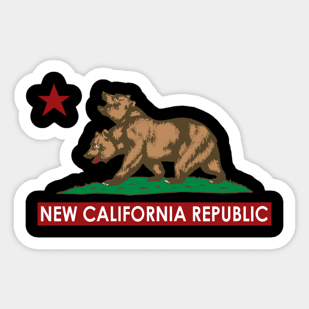 I Love California Bear Sticker by trimskol